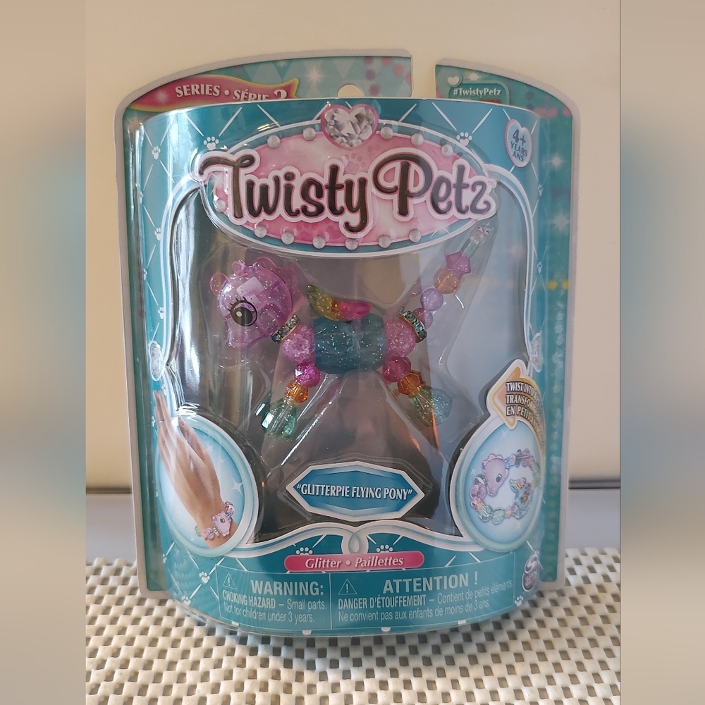 Twisty Petz Series 3 Bracelet Glitterpie Flying Pony Glitter Spin Master Authent